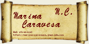 Marina Čaraveša vizit kartica